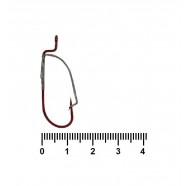 Гачки для риболовлі, Siweida Single Beak SW-39121, 1000шт/уп, колір RED, № 2